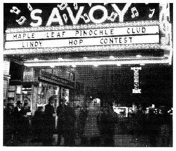 Savoy Ballroom, home of the Lindy Hop, the original swing dance